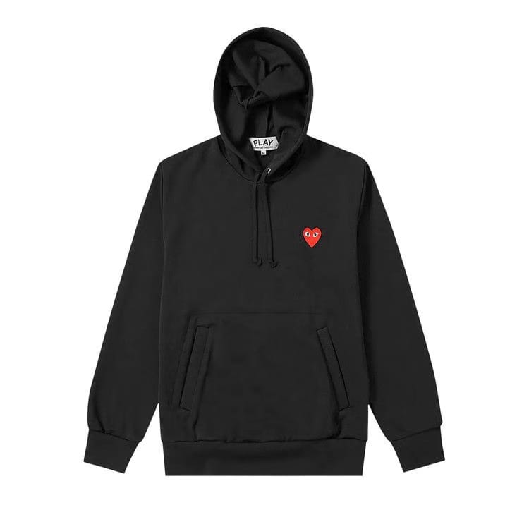 Comme des Garçons PLAY Pull Over Hoddie Black