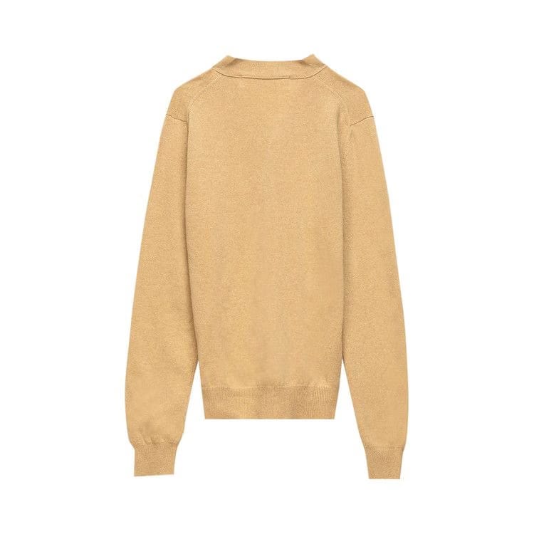 Comme des Garçons PLAY V-Neck Cardigan Beige