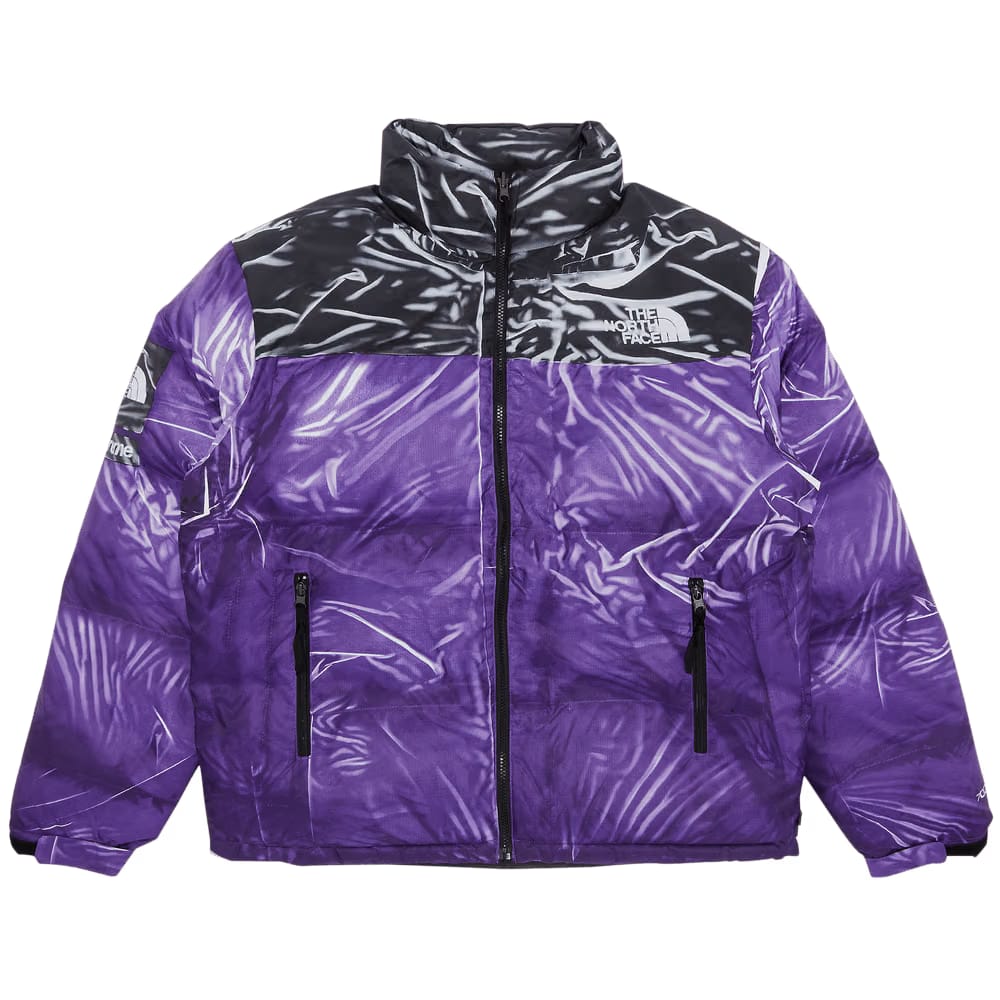 Supreme x The North Face Printed Nuptse Jacket Purple
