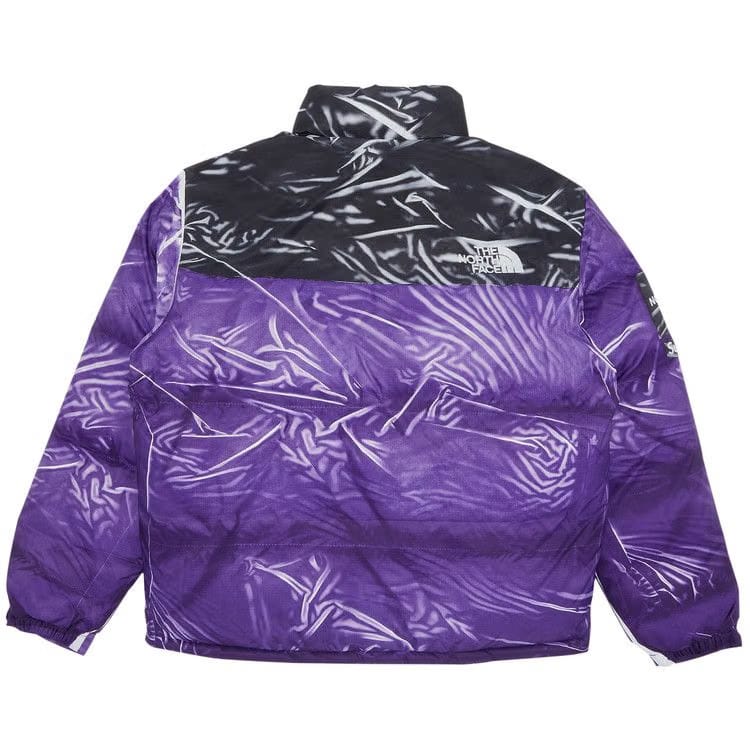 Supreme x The North Face Printed Nuptse Jacket Purple