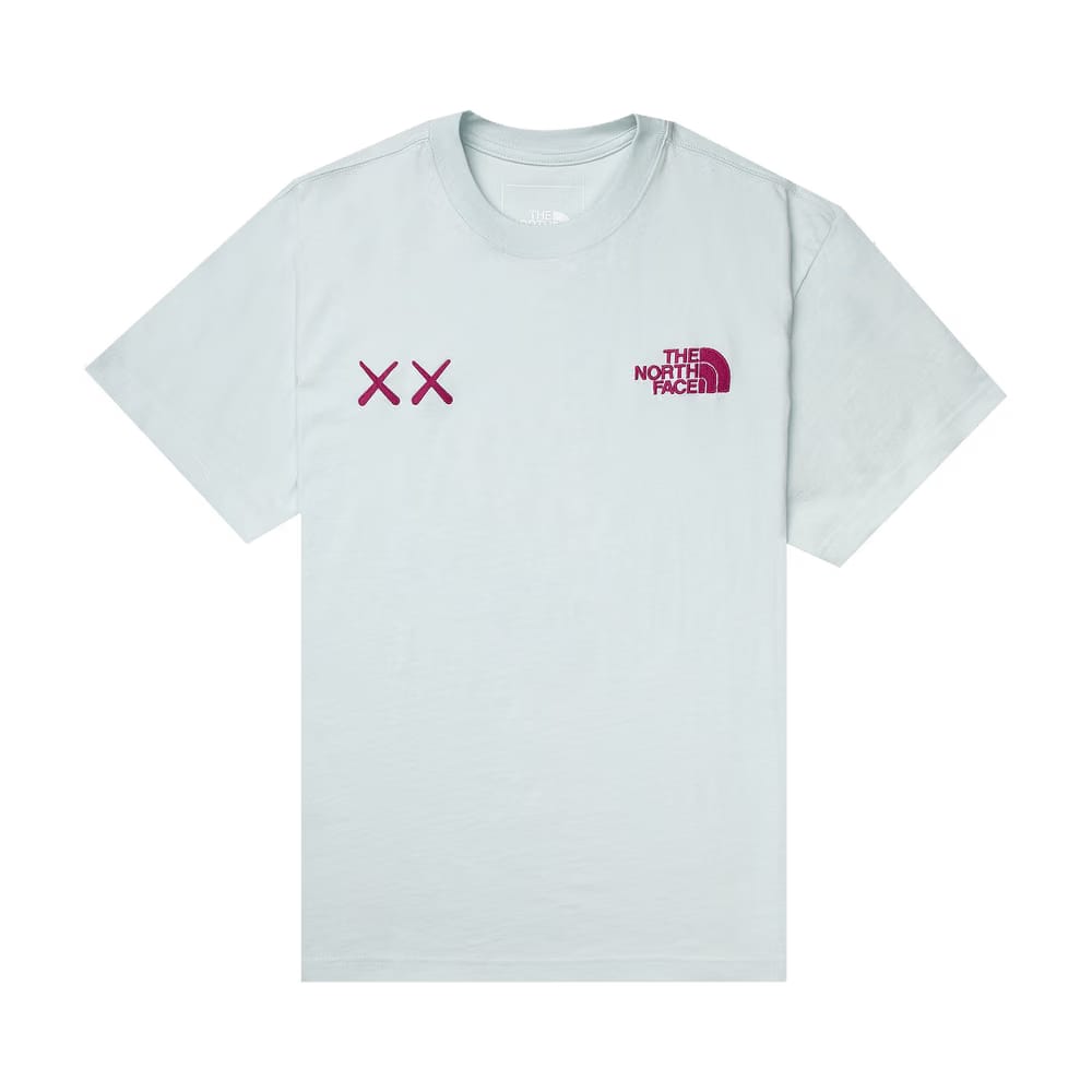 The North Face x KAWS Shorts-Sleeve T-Shirt Ice Blue