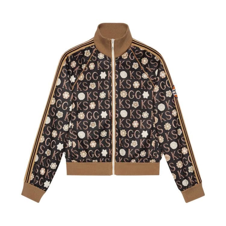 Gucci x Ken Scott Print Zip-Up Jacket Black/Ivory