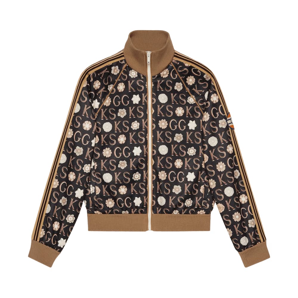 Gucci x Ken Scott Print Zip-Up Jacket Black/Ivory