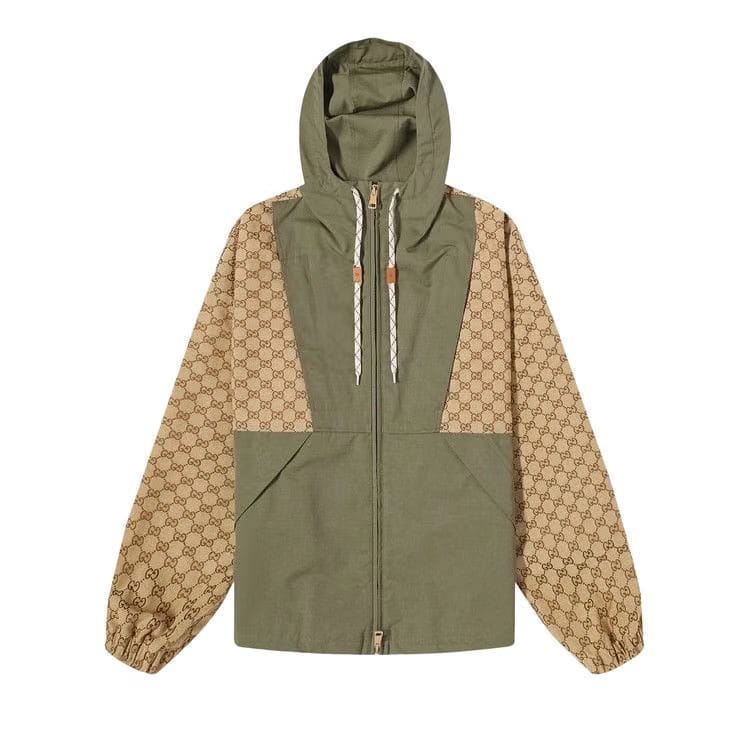 Gucci GG Canvas Zip Jacket Camel/Ebony