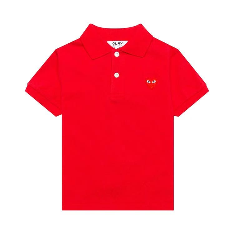 Comme des Garçons PLAY Polo Shirt Red