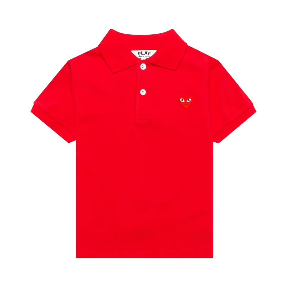 Comme des Garçons PLAY Polo Shirt Red