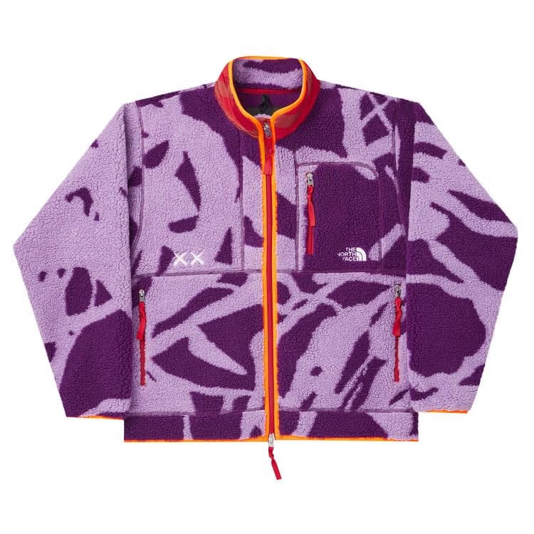 The North Face x KAWS Freeride Fleece Jacket Pamplona Purple