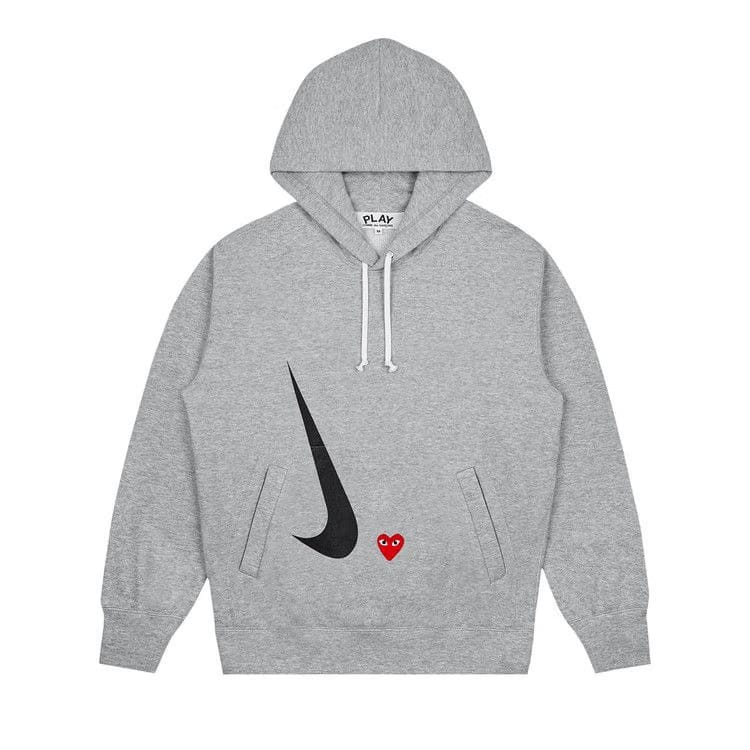 Nike x Comme des Garçons PLAY Hoodie Grey