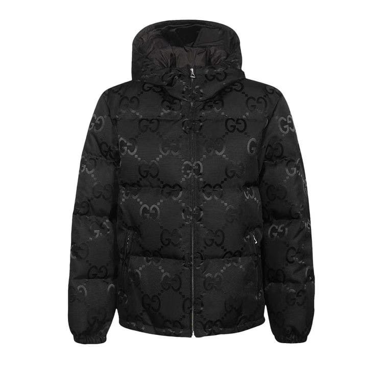 Gucci Jumbo GG Canvas Down Jacket Black
