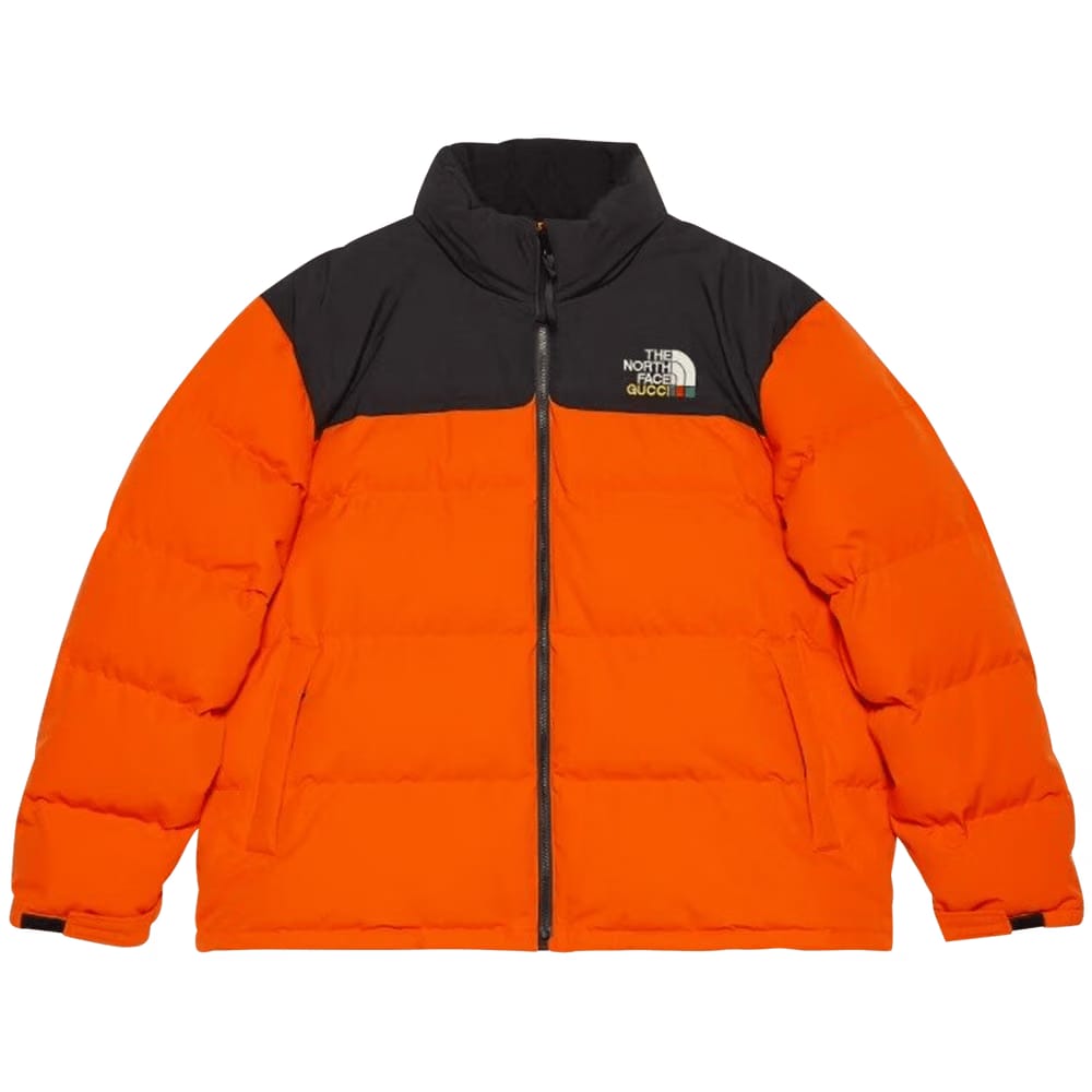 Gucci x The North Face Down Jacket Orange/Black