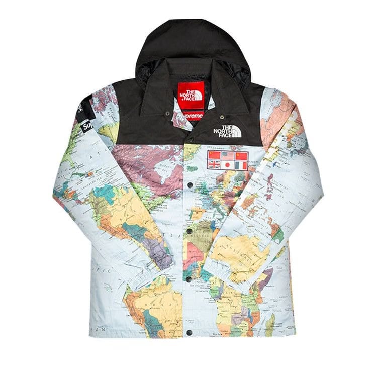 Supreme x The North Face Expedition Coaches Jacket Map