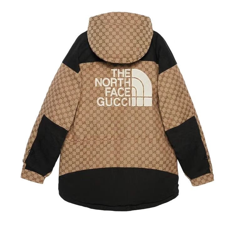 Gucci x The North Face Down Jacket Beige/Ebony/Black