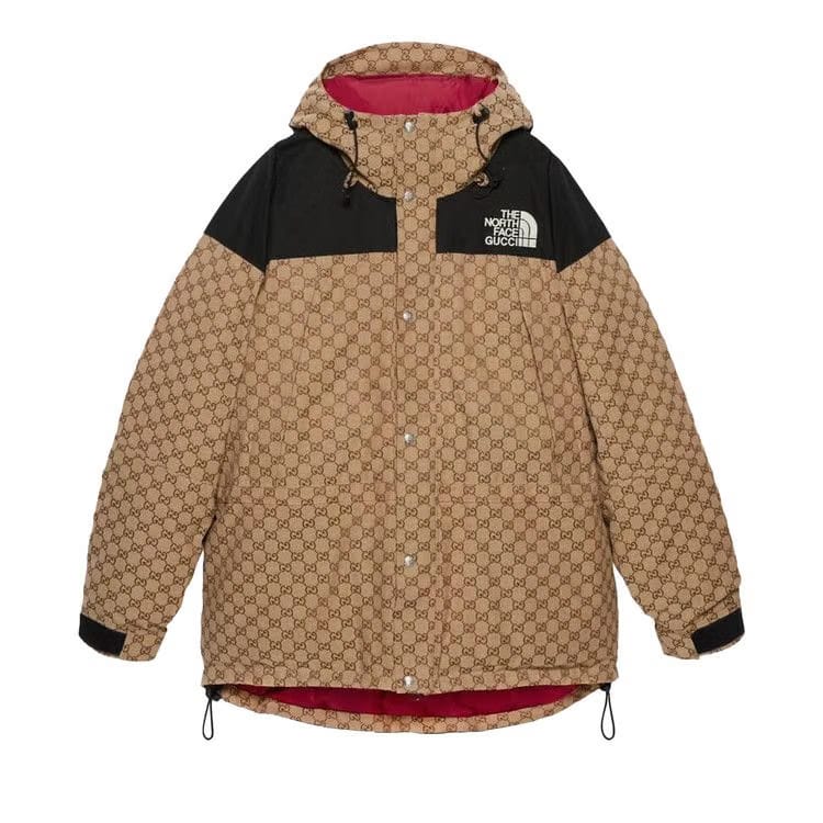 Gucci x The North Face Down Jacket Beige/Ebony/Black