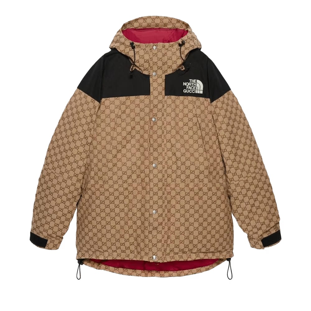 Gucci x The North Face Down Jacket Beige/Ebony/Black