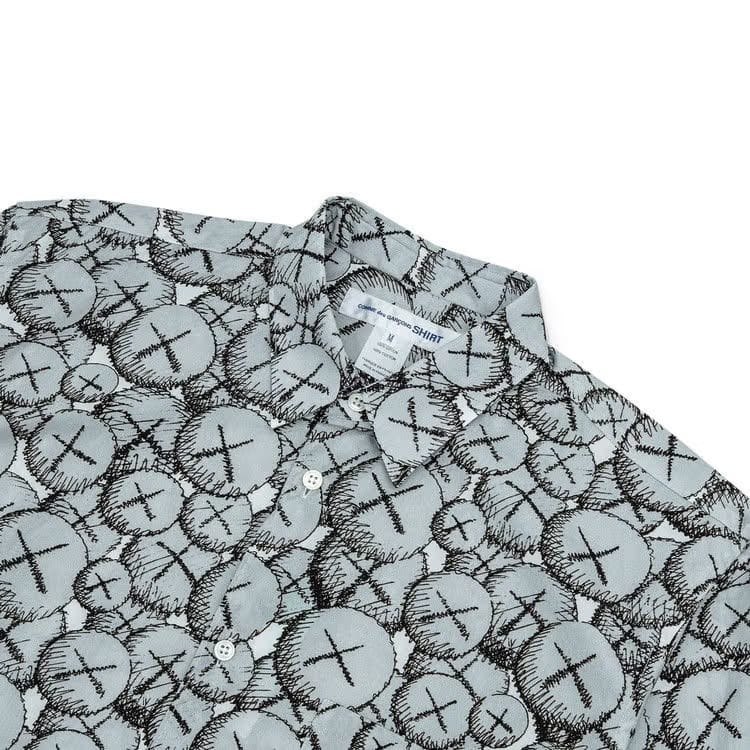 Comme des Garçons SHIRT x KAWS Classic Printed Shirt Print D Grey