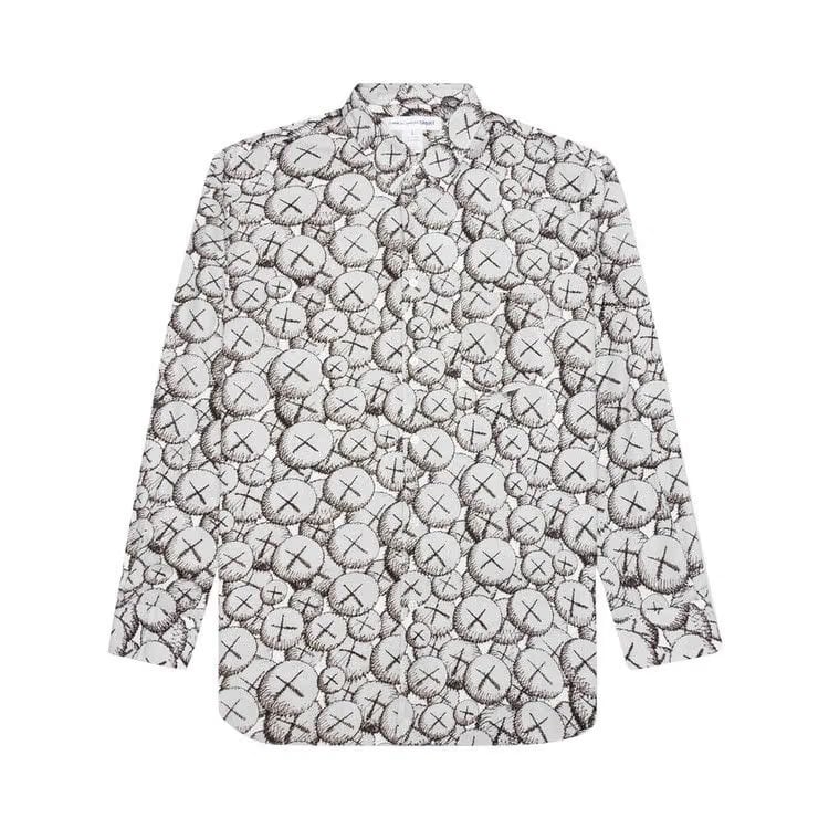 Comme des Garçons SHIRT x KAWS Classic Printed Shirt Print D Grey