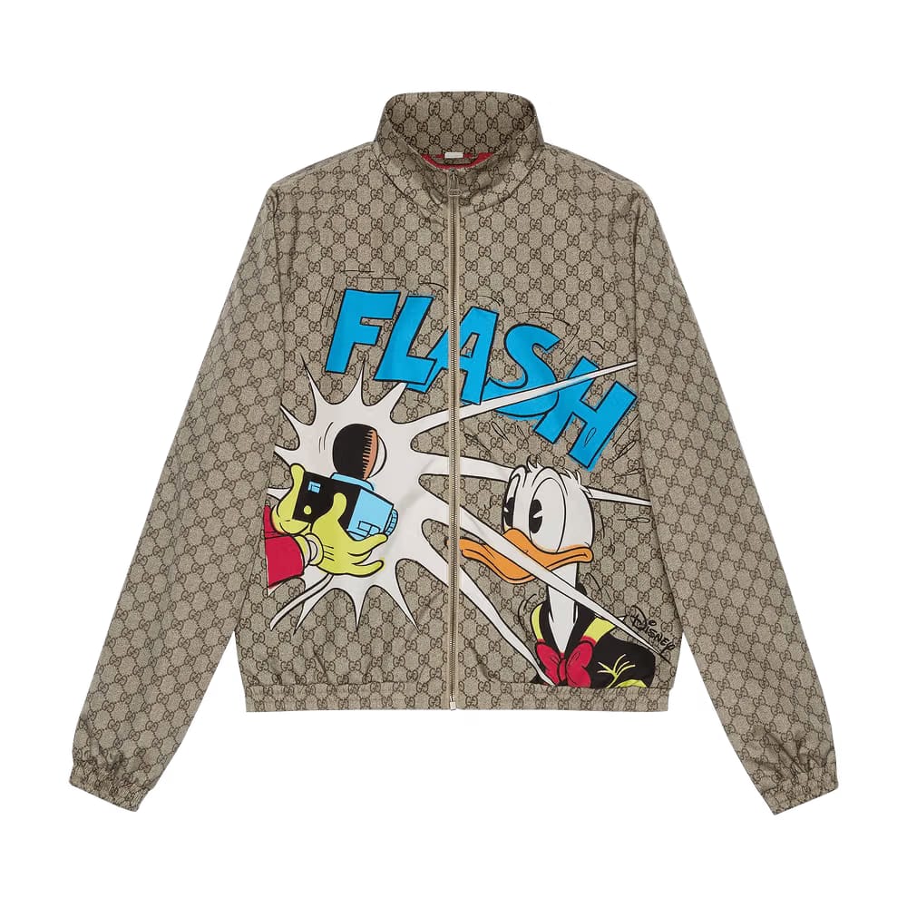 Gucci x Disney Donald Duck Gg Jacket Vintage Camel/Blue
