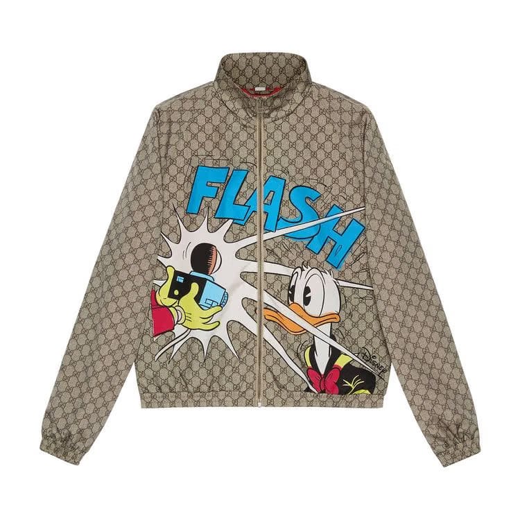 Gucci x Disney Donald Duck Gg Jacket Vintage Camel/Blue