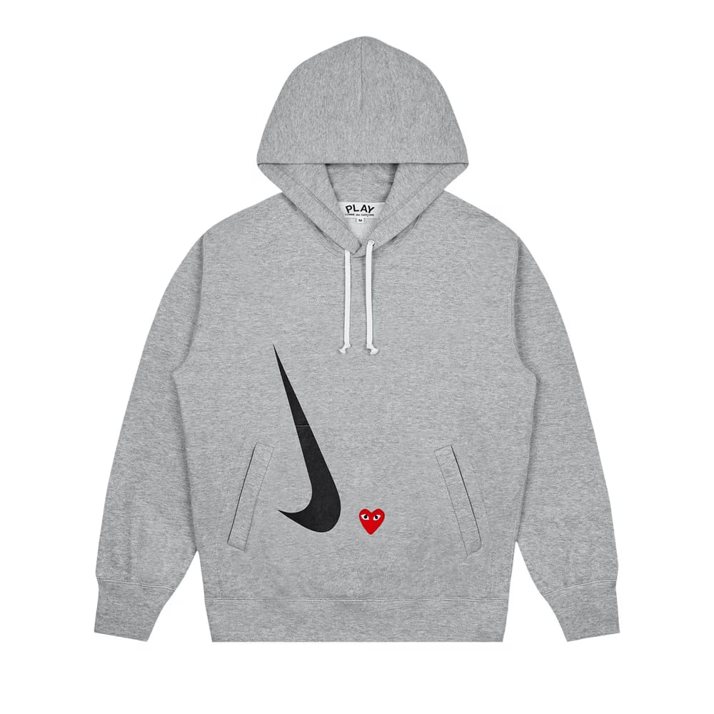 Nike Women's x Comme des Garçons PLAY Hoodie Grey