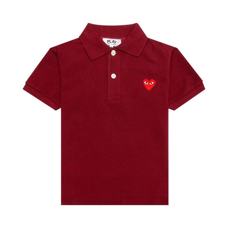 Comme des Garçons PLAY Polo Shirt Burgundy