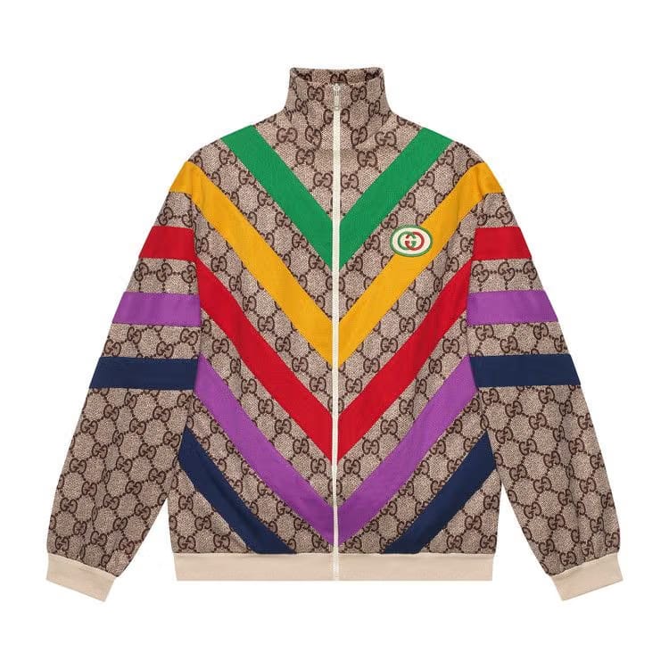 Gucci GG Supreme Print Jacket Beige/Ebony