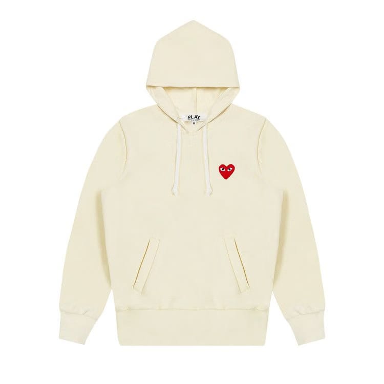 Comme des Garçons PLAY Hoodie Ivory