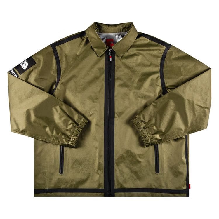 Supreme x The North Face Summit Series Outer Tape Seam Coaches Jacket Olive