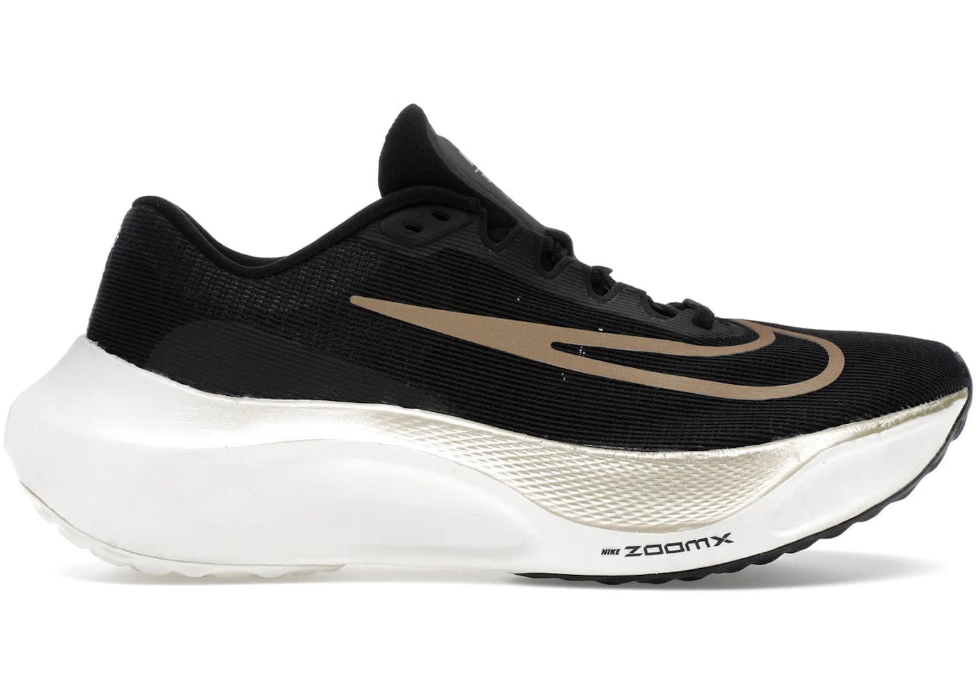 Zoom Fly 5 Black Metallic Gold Grain