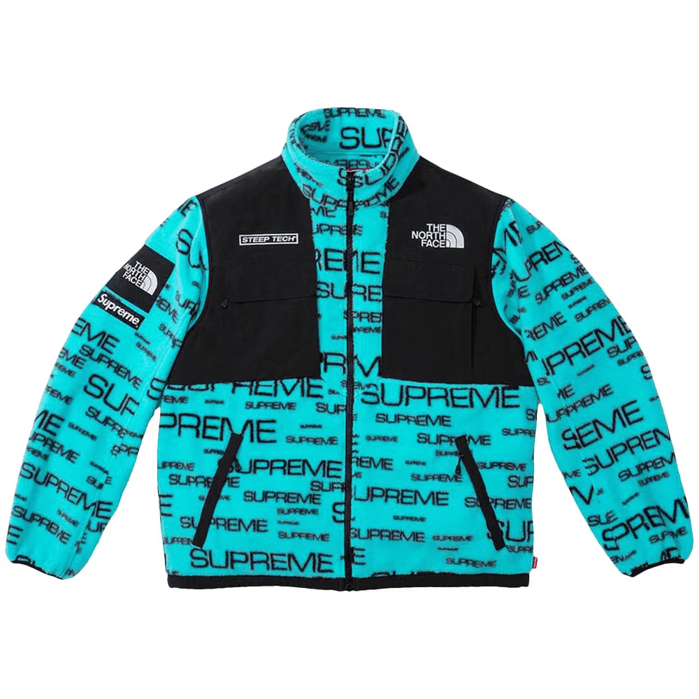 Supreme x The North Face Steep Tech Fleece Jacket Teal