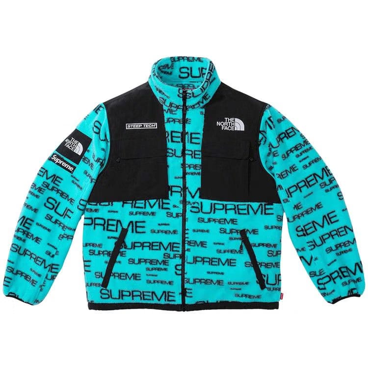 Supreme x The North Face Steep Tech Fleece Jacket Teal