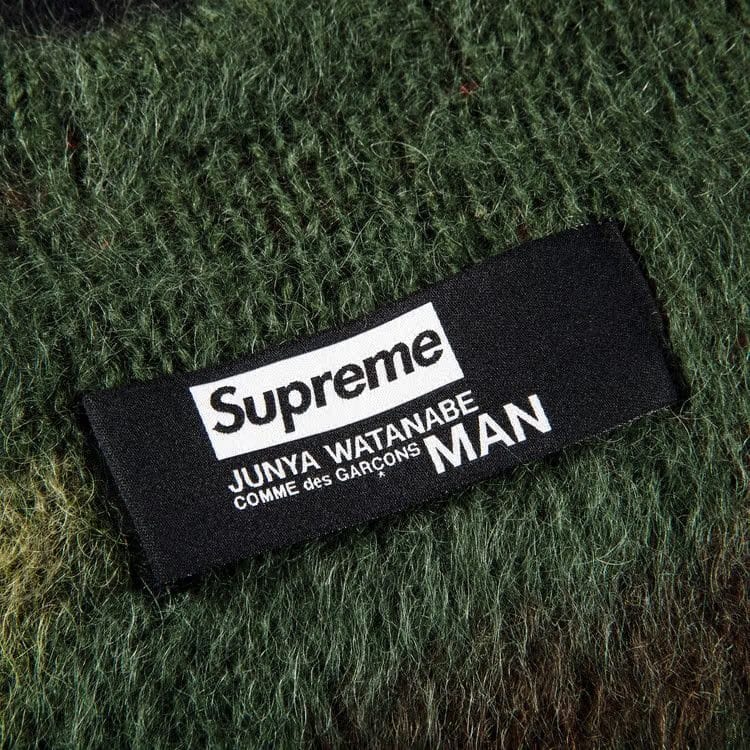 Supreme x Junya Watanabe x Comme des Garçons MAN Brushed Camo Sweater Olive