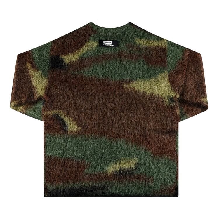 Supreme x Junya Watanabe x Comme des Garçons MAN Brushed Camo Sweater Olive