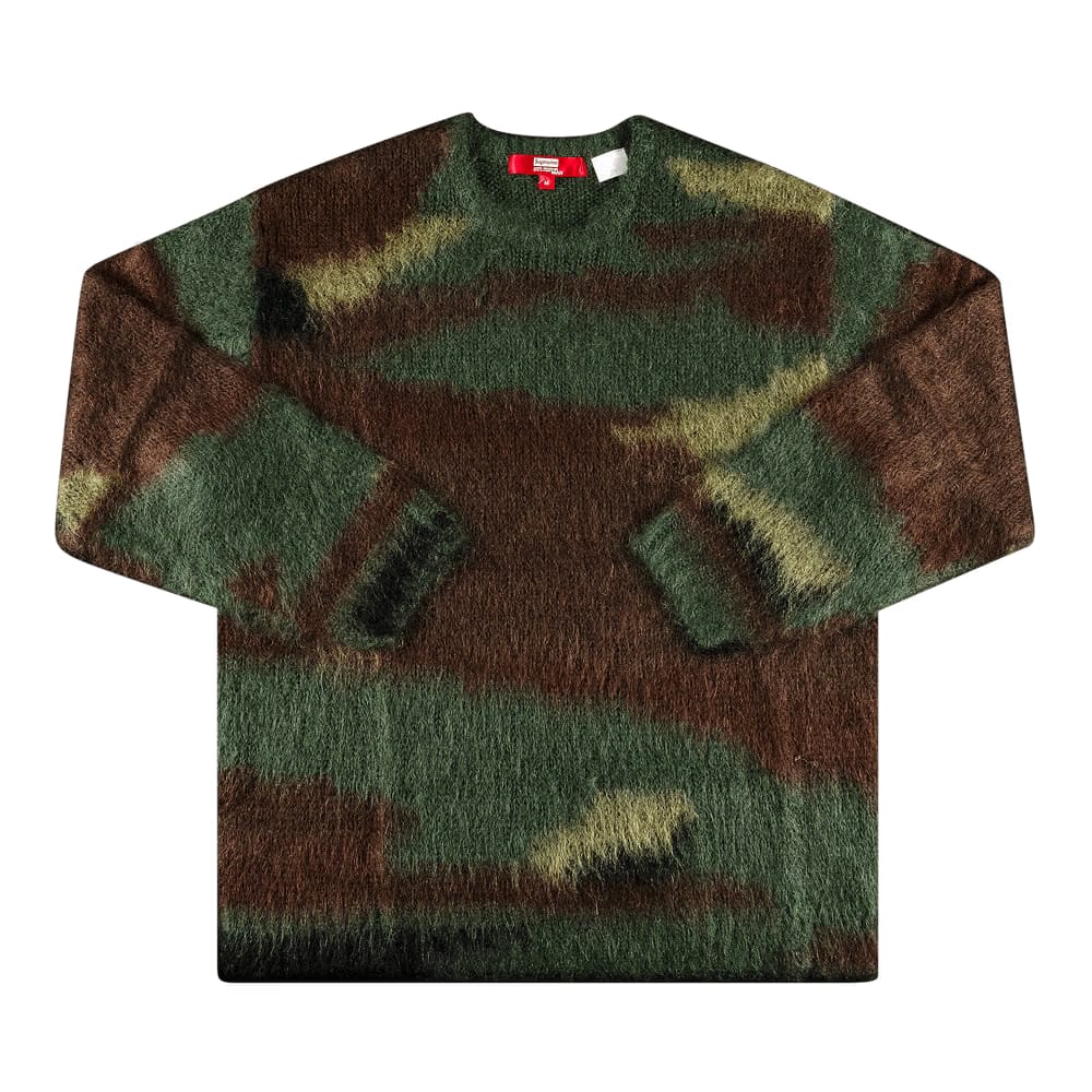 Supreme x Junya Watanabe x Comme des Garçons MAN Brushed Camo Sweater Olive
