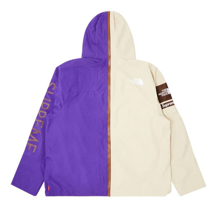 Supreme x The North Face Split Taped Seam Shell Jacket Tan
