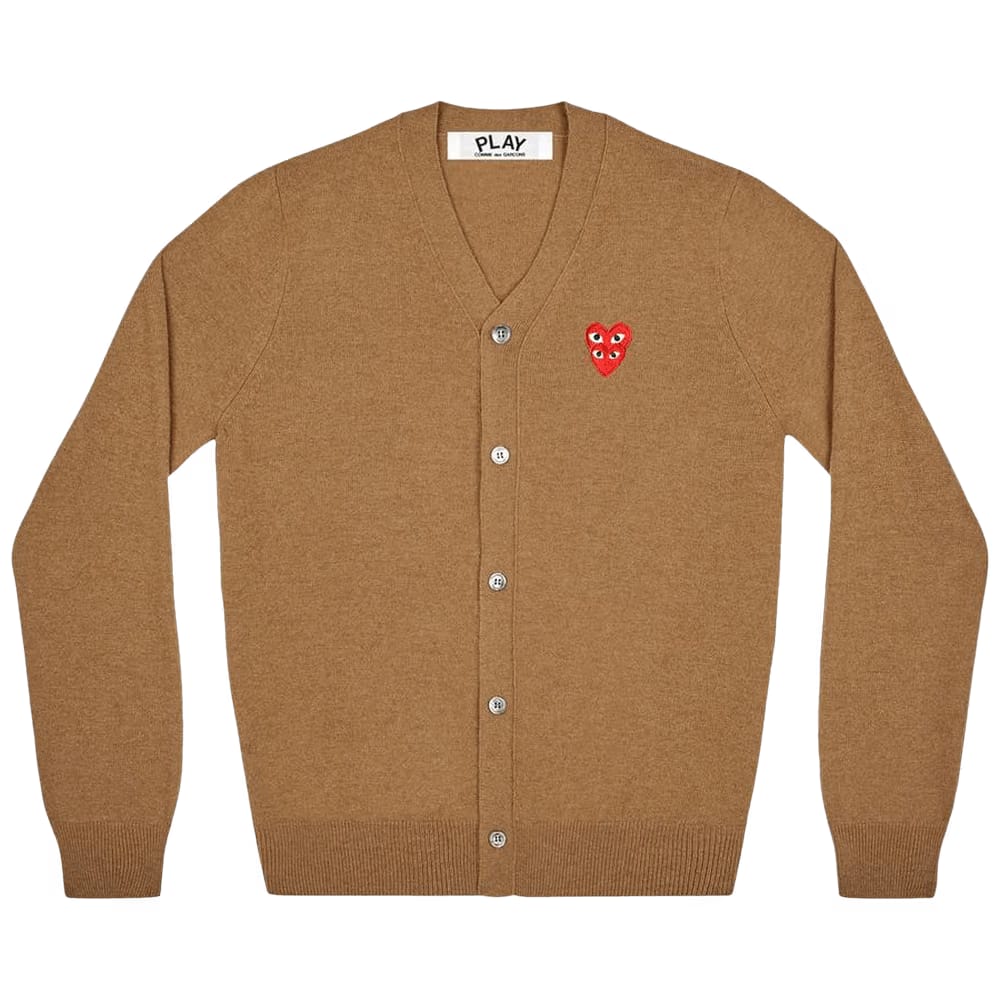 Comme des Garçons PLAY Cardigan Brown