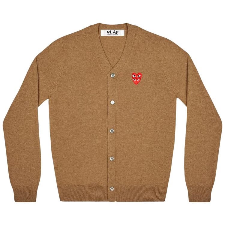 Comme des Garçons PLAY Cardigan Brown