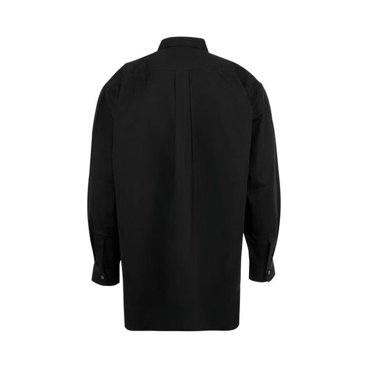 Comme des Garçons Homme Plus Mesh Check Long-Sleeve Shirt Black