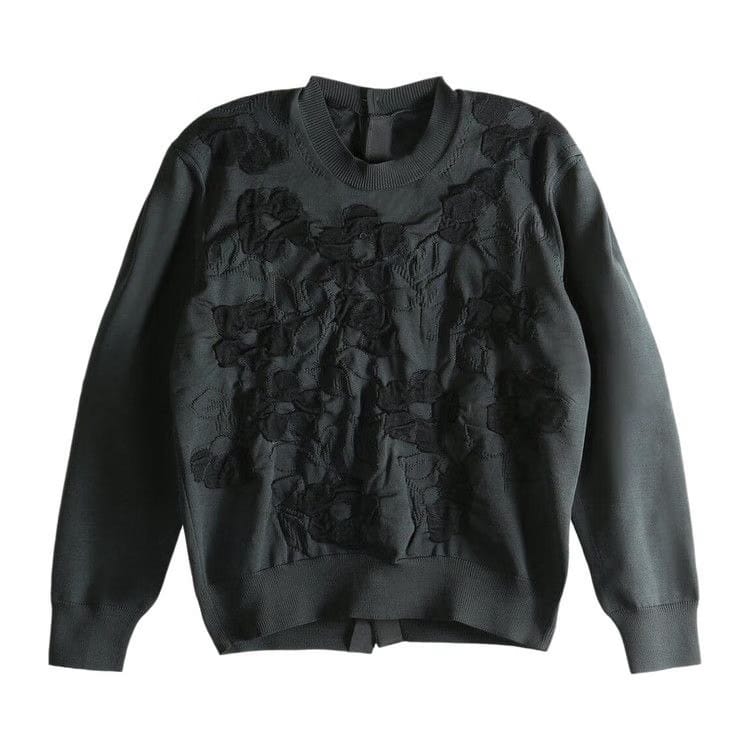 Tao Comme des Garçons Floral-Embroidered Sweater Sweaters