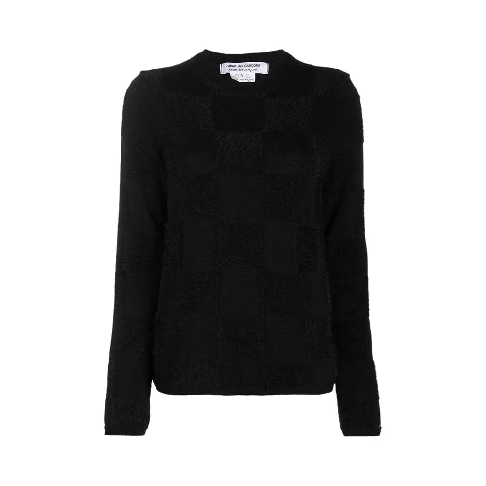 Comme des Garçons Solid Color Fringe Sweater Sweaters
