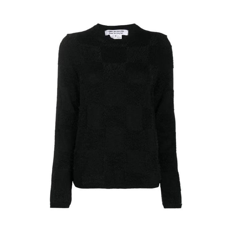 Comme des Garçons Solid Color Fringe Sweater Sweaters