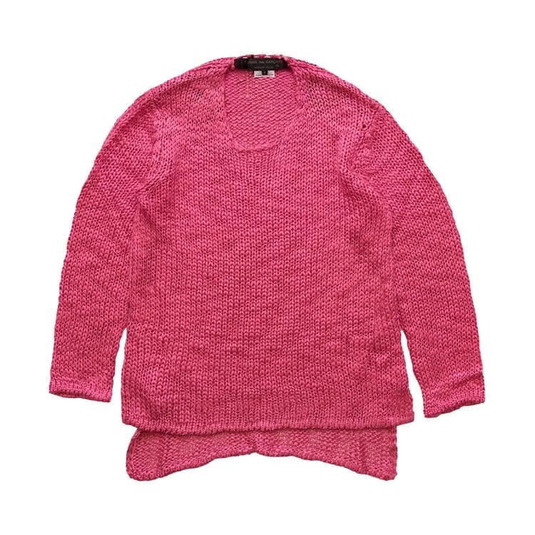Comme des Garçons Homme Plus Crewneck Sweater Pink