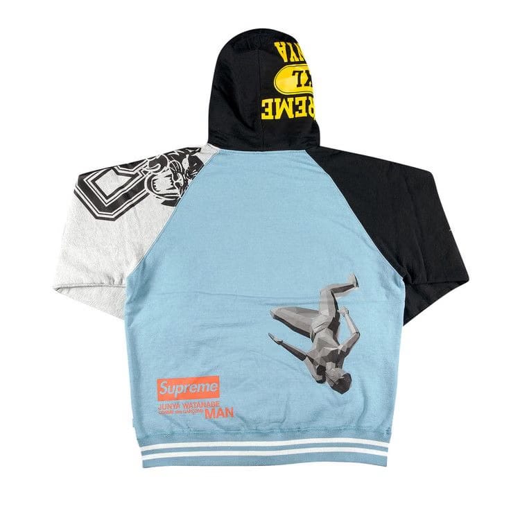 Supreme x Junya Watanabe x Comme des Garçons MAN Zip Up Hoodie Dusty Blue