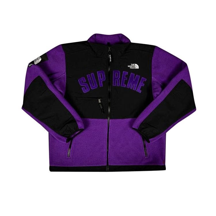 Supreme x The North Face Arc Logo Denali Fleece Jacket Purple