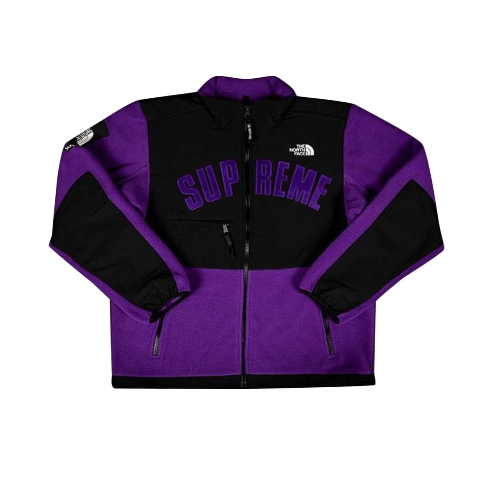Supreme x The North Face Arc Logo Denali Fleece Jacket Purple