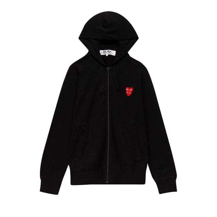 Comme des Garçons PLAY Mini Logo Hoodie Black