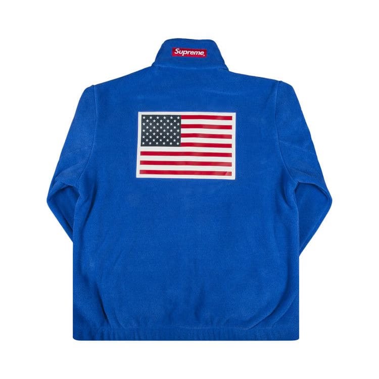Supreme x The North Face Trans Antarctica Expedition Fleece Jacket Royal Blue