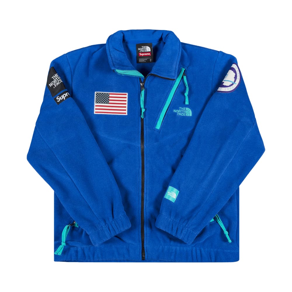 Supreme x The North Face Trans Antarctica Expedition Fleece Jacket Royal Blue