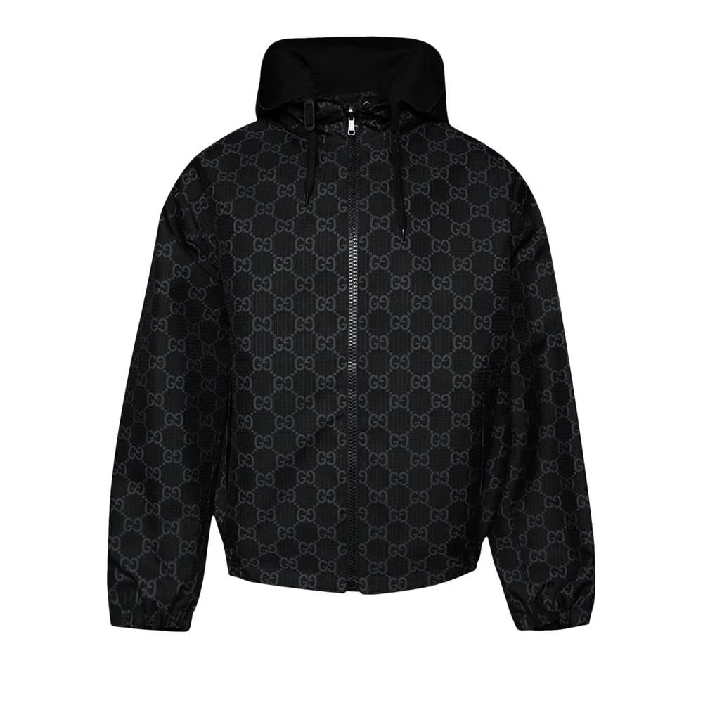 Gucci Reversible Ripstop Nylon Jacket Black/Mix