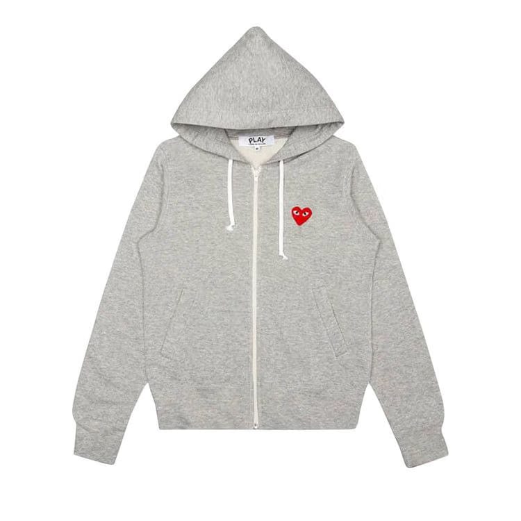 Comme des Garçons PLAY Zip Up Grey