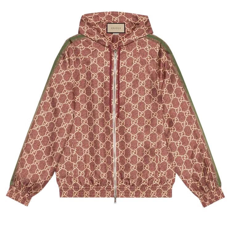 Gucci Logo Silk Jacket Sweet Berries/Rose